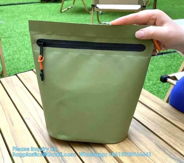 PVC Tarp Pouch Toiletry Bag MakeUp Bag Sturdy PVC Tarpaulin Pencil Pouch Small Storage Bag