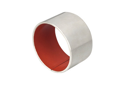 Orange  METAL-POLYMER BEARINGS For Pump | Self Lubricating Sleeve Bearings Tin / Copper Plating