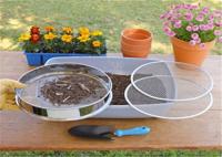 le type le tamis solides solubles de la perforation rectangulaire 6mesh de sol de jardin câblent Mesh Screen