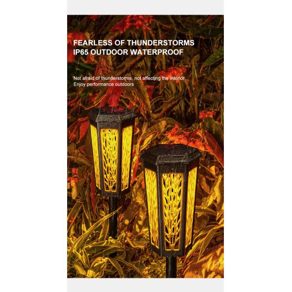 Auto On-Off Solar Powered Garden Decorative Lights IP65 for Walkway Illumination