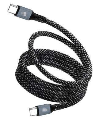Cable de charge magnétique en nylon tressé sans couture et solide C-C20V3A 60W max/C-L 9V3A 27W max