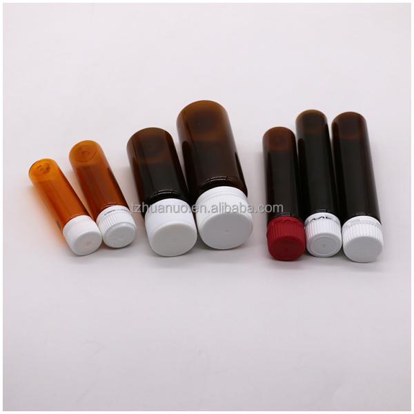 Food Grade 30mL PET Round Shape Slim Oral Liquid Plastic Bottle with Tamper-proof Lids