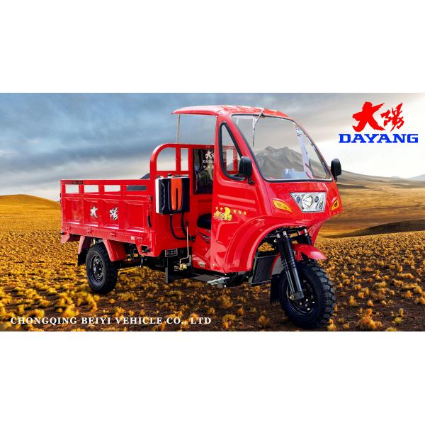 s 250cc DAYANG Q3-3 Semi Closed Cab Cabin Motorized Tricycle Three Wheel Motorcycle