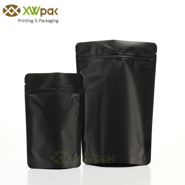 Vertical Corners Stock Coffee Storage Packing Bags Various Color With Heat Seal