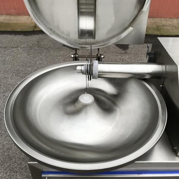 Cortador de aço inoxidável Chopper Mixer 13.17Kw da bacia da carne do vácuo do produto comestível
