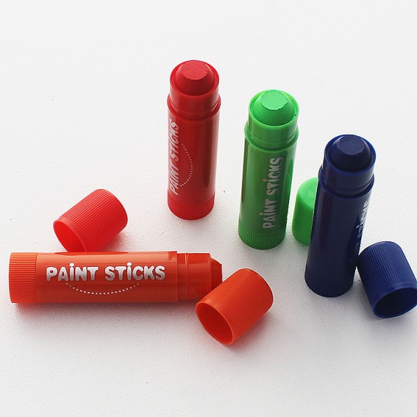 12 Colors Solid Tempera Paint Stick Washable Silky Crayons for Children