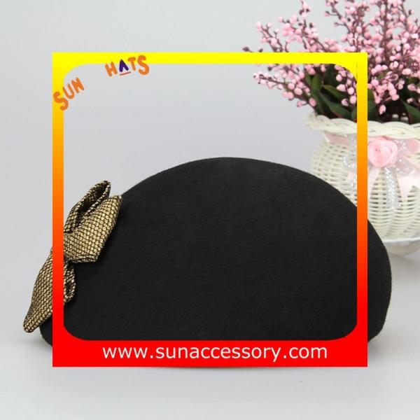 T5631185 Sun Accessory customized  winner  fashion 100% wool felt  beret, women hats and caps wholesaling