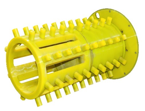 60L Capacity Horizontal Nano Bead Mill / Sand Mill With PU Or Ceramic Material Structure