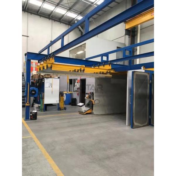 Будочка брызг алюминиевого порошка профиля покрывая, ручная будочка покрытия порошка