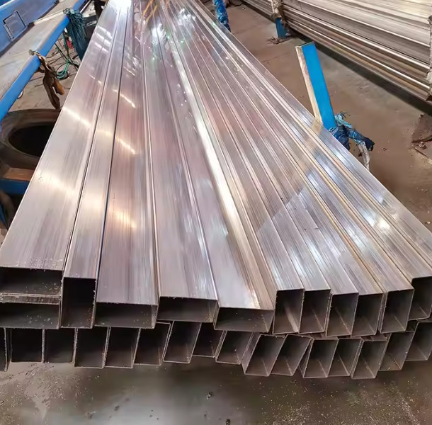 A554 200x200 SS Square Tube Pickled Hairline Square Hollow Pipe