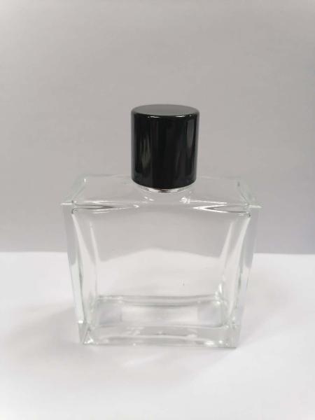100ml Square Glass Perfume Bottle Personal Care Packaging OEM Screen Printing And Painting
