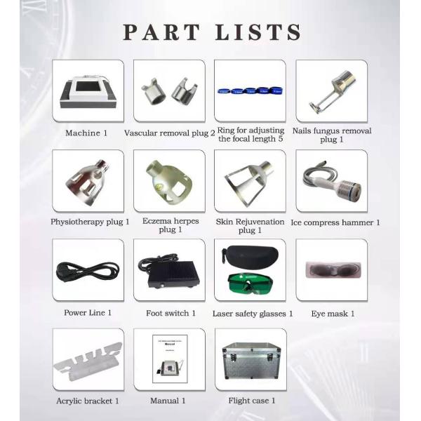 5 в 1 машине лазера лазера васкулярной 980 Nm для терапии вен паука Physio