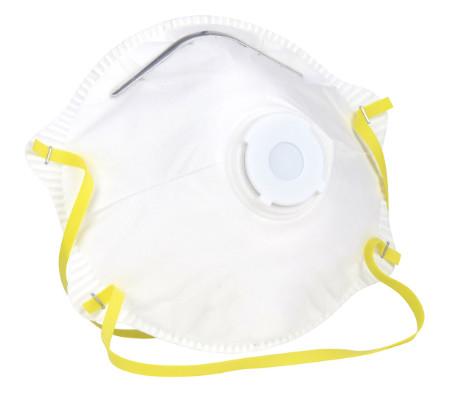 FFP3V Disposable Particulate Respirator , Anti Coronavirus Disposable Safety Mask