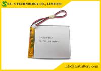 LP354453 3.7 V 800mah電池PL354453のリチウム ポリマー充電電池800mah 3.7vのリチウムpo電池