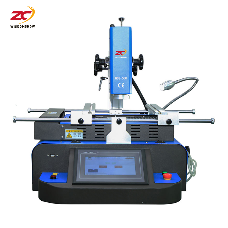 Manual WDS-580 BGA Rework Station with 10×10mm Min PCB Size PLC Temperature Control and Low Weight for Electronic Repair