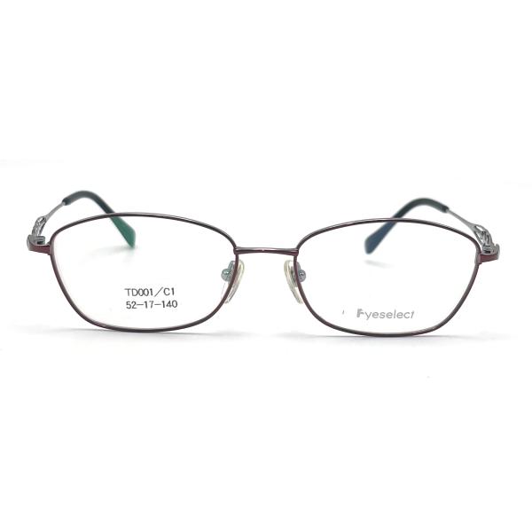 TD001 Premium Titanium Frame in Rectangle Shape for Eyewear Enthusiasts