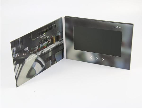 Landscape 4.3 Inch Lcd Video Book For Beverage Industry Company Promotion