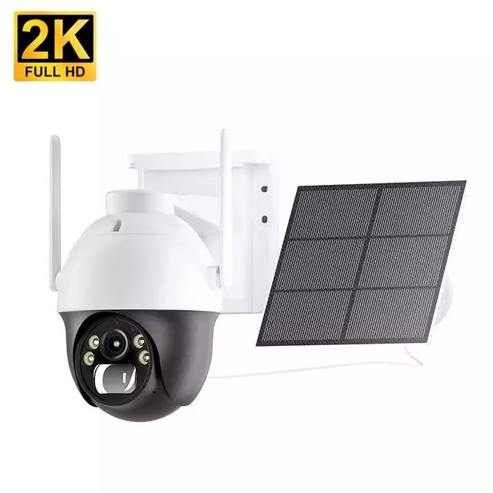На открытом воздухе беспроводное солнечное приведенное в действие аудио CCTV 4MP двухстороннее с датчиком CMOS