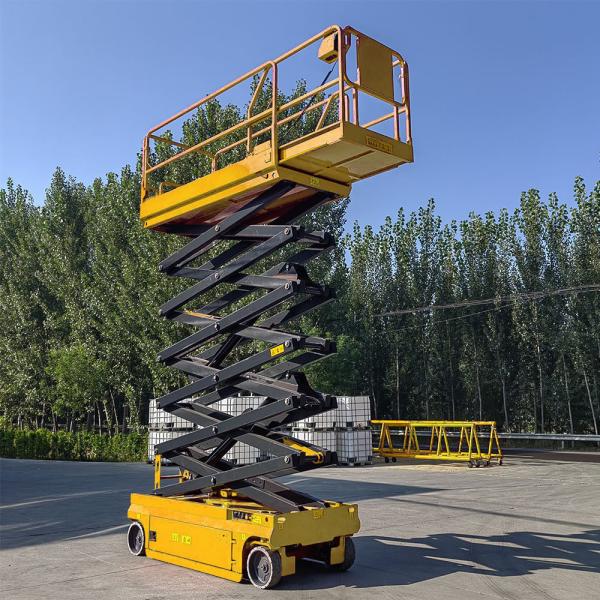 14m 16m 230kg Aerial Work Mobile Scissor Lift Tables Manlift Mobile Platform
