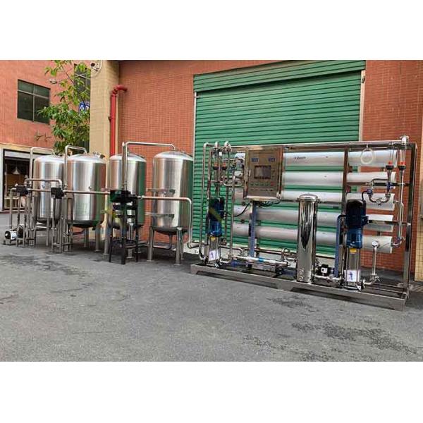 5000LPH Water Softener System Two Stage One Work One Standby Auto SS RO Water Purifier