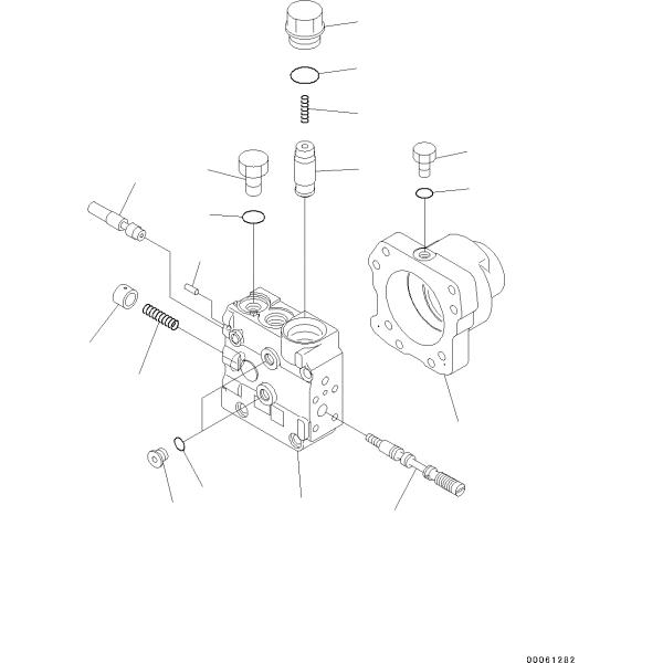 708-7R-00750 Para Komatsu D31EX-22 D31PX-22 D37EX-22 D37PX-22 D39EX-22 D39PX-22 Conjunto de motor hidráulico Piezas del motor de excavadora Piezas nuevas del mercado de accesorios Conjunto de motor de alta calidad