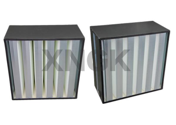 V Bank Cleanroom HEPA Filter Washable Hepa High Efficiency Particulate Air Filter