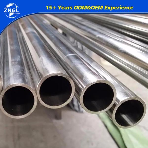 Pipe en acier inoxydable sans soudure/soudé pour les applications de la norme AISI TP304/304L/316/316L