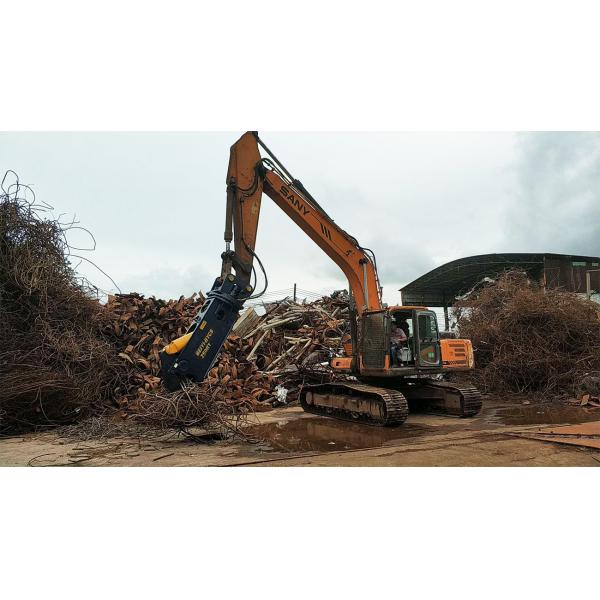 How to break the steel structure ,scrap steel prcessing and other applications,cut iron material steel tank