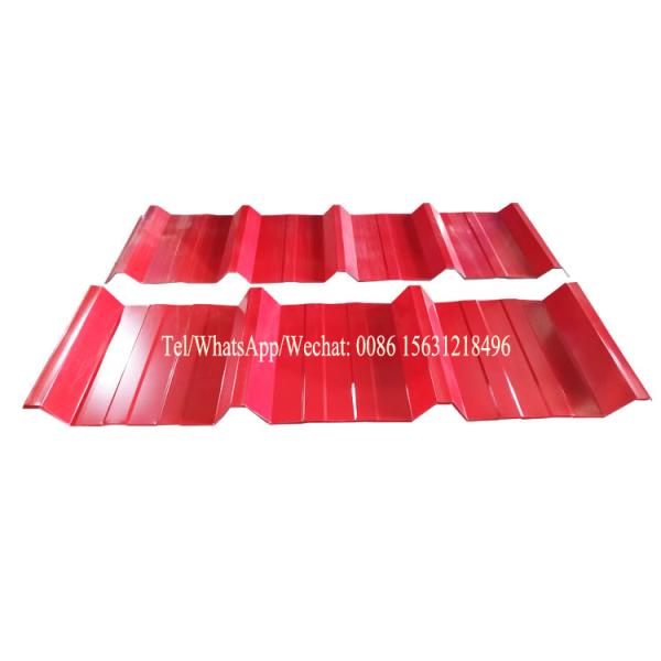 Cubrir el rollo de acero de la capa doble de la hoja plana del metal que forma la máquina con dos diseños