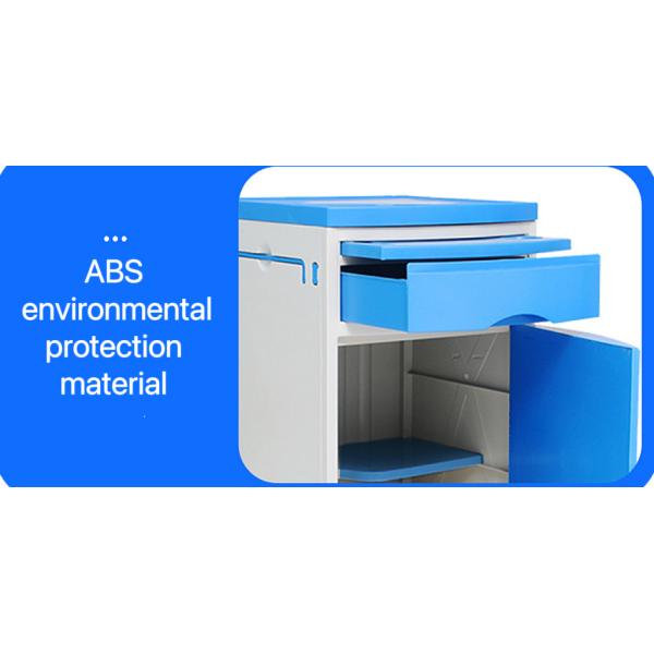 Armoire de lit en plastique épaissie en ABS médical en couleur personnalisée pour les patients généraux