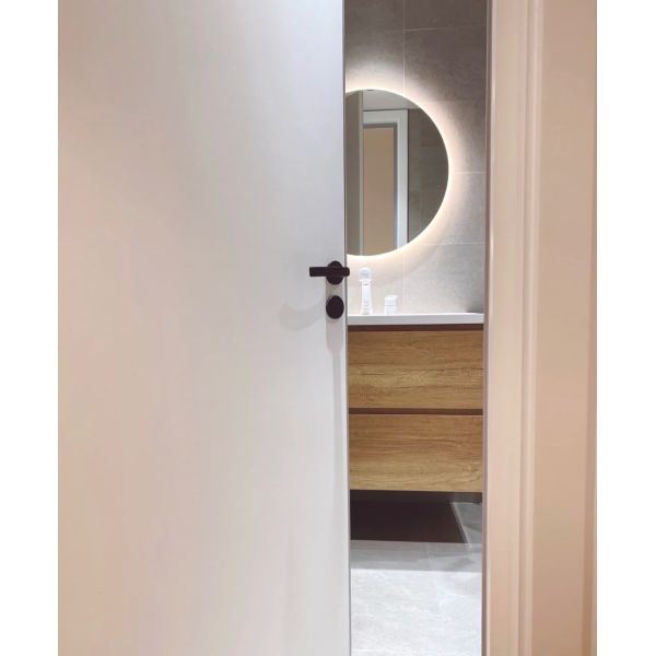 Custom Visible Hinge Modern Wooden Doors for Home Hotel