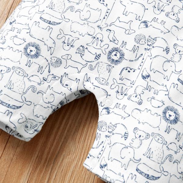 2023 Summer In Stock 100% Cotton Baby Jumpsuit Factory Reasonable Price Baby Rompers Short Sleeves Baby Clothing