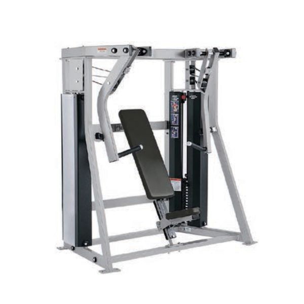 Rehab Iso Pin Loaded Decline Chest Press Machine U+H3004 Pre Assembled Contoured Seat