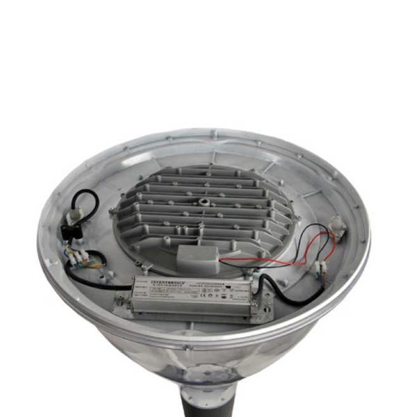 35-65w IP65 Алюминиевый светодиодный садовый фонарь для дворовой дороги Рабочая температура -40 50C