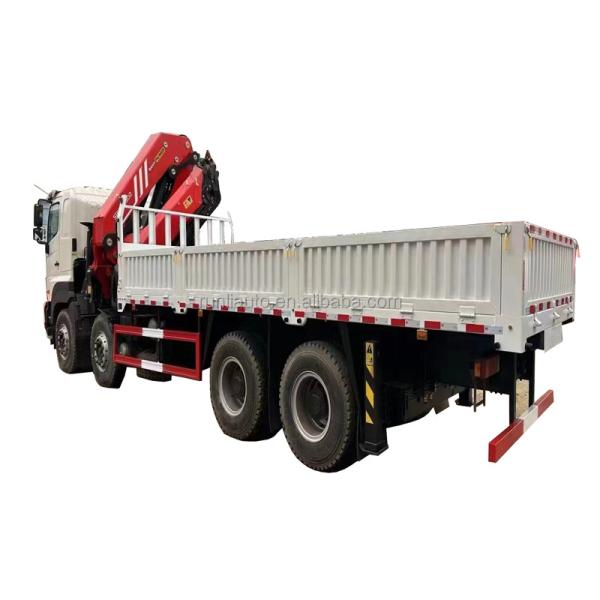 Grue montée sur camion GAC HINO 8x4 avec transmission FAST RTD11509C