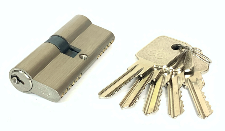 Customized Zinc Brass Cylinder 70mm Bathroom Door Cylinder Various Colors Available