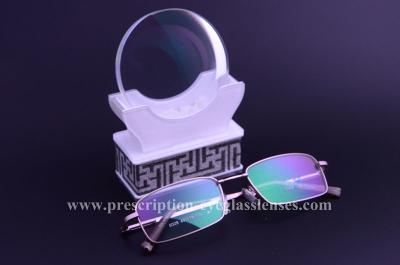 Anti UV Blue Light Blocking Lenses 1.61 Index Durable MR-8 Raw Material Hard Coating
