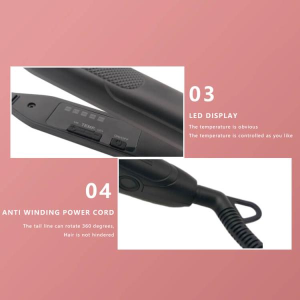 FCC аттестовал утюг мини раскручивателя волос перемещения 45W керамический плоский