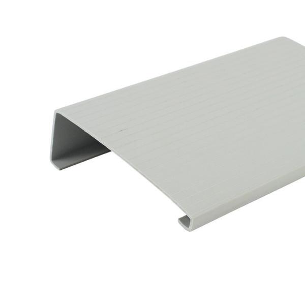 Extrusion Customized Size PVC Profile Strip Decorative Profile Grey Pet Sealing Strips Plastic
