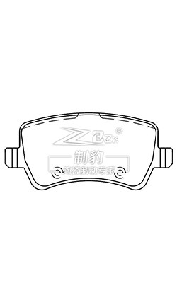 Volvo Xc60 Задние тормозные подушки Керамические тормозные подушки D1307 /