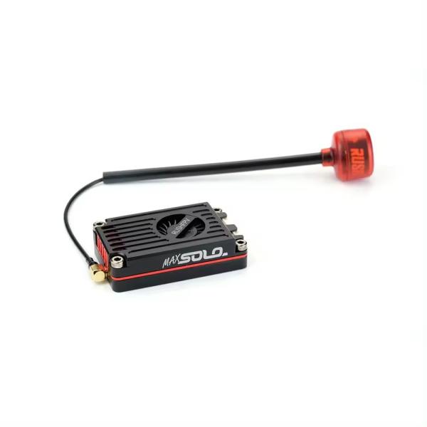 RUSHFPV MAX SOLO Video Transmitter High-power CNC Housing Inner Fan FPV Fixed-wing Long-distance Drones RC Drone 2.5w VTX