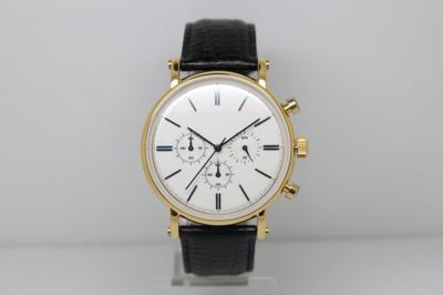 Genuine Leather Popular Men Business Watch / Mineral Glass Watch With Buckle Clasp,multifunction wrist watch
