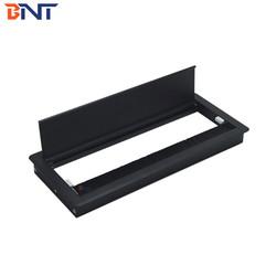 BNT Conference table brush Flip up open cable management box cable grommet