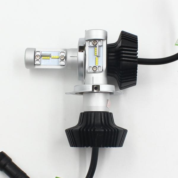 H13 9004 9007 H4  High/Low 50W 8000LM G7 LED Headlight  LUXEON ZES Fanless 6500K H4 Car LED headlight headlamps