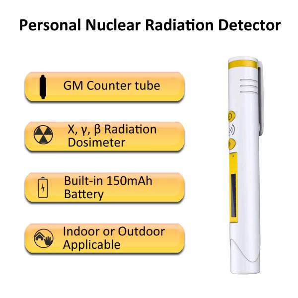 Personal Geiger Nuclear Radiation Detector Digital XY Ray Industrial Medical 50mSv