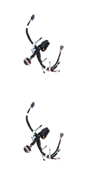 High flexible wiring harness high voltage high current high temperature resistant new energy automotive wiring harness