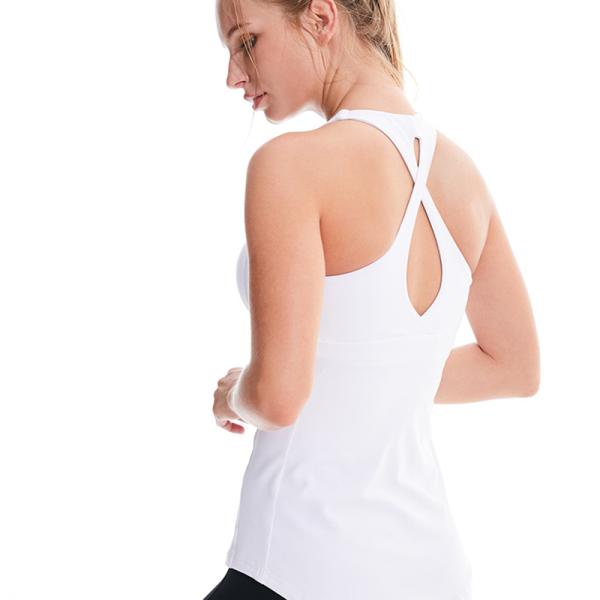 Breathable High Impact Longline Sports Bra Velour Fabric Padded