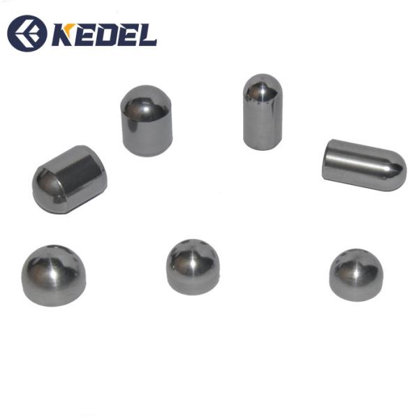 YG8 Polished Tungsten Carbide Buttons 10.2mm Dome Top for Oil Drilling