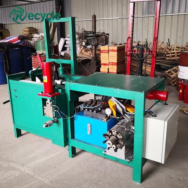 Máquina de reciclagem de sucata de motor azul Motor elétrico Estator reciclador de cobre cortador de enrolamento