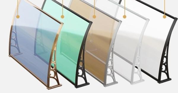 600mm Bracket de Telhado Branco O ajuste perfeito para o material de vela de policarbonato Canopy Porta